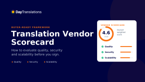translation vendor scorecard framework feature image